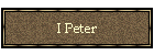 I Peter